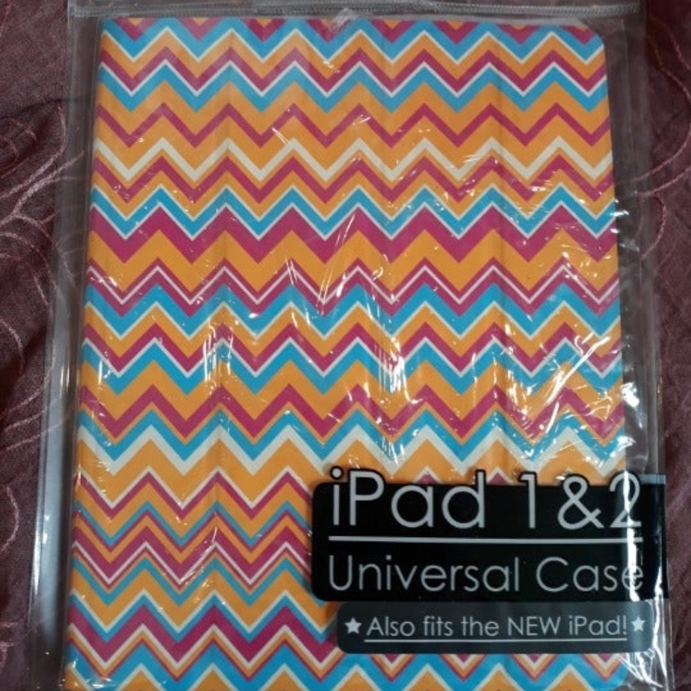 IPad 1 & 2 Universal Case Geo Stripes Cover Sleeve